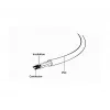 Cabo de alimentação GEMBIRD PC-186-ML12-1M — 1 m, CEE7/7 (ficha) para conector fêmea C5, preto