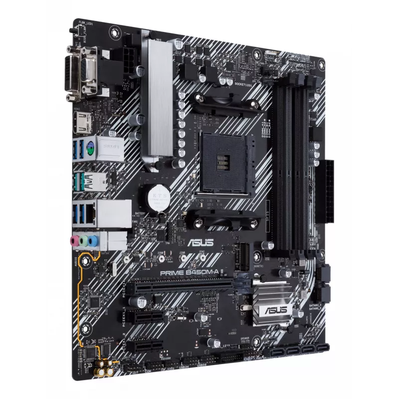 Placa-mãe ASUS PRIME B450M-A II AMD B450 Socket AM4 micro ATX