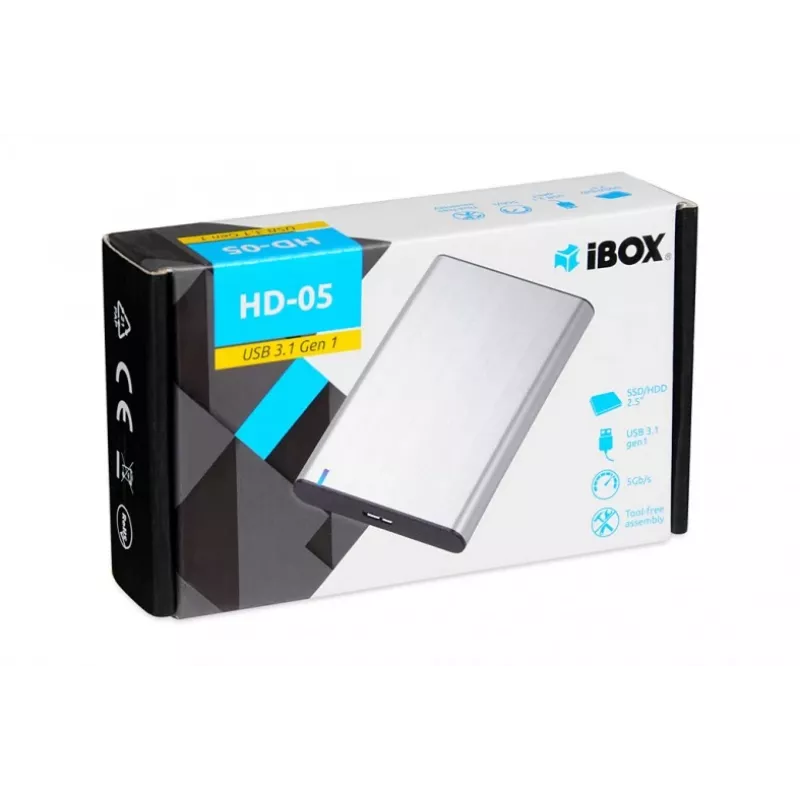 Caixa para HDD/SSD IBOX HD-05 — 2,5
