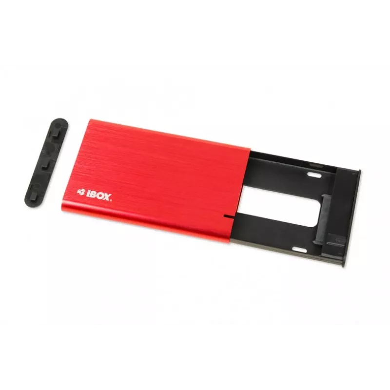 Caixa para HDD/SSD IBOX HD-05 vermelha 2,5