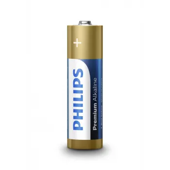 Pilha alcalina Philips Premium LR6M4B/10 pilha doméstica descartável AA