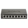 D-Link DGS-1100-08V2 Managed L2 Gigabit Ethernet (10/100/1000) preto