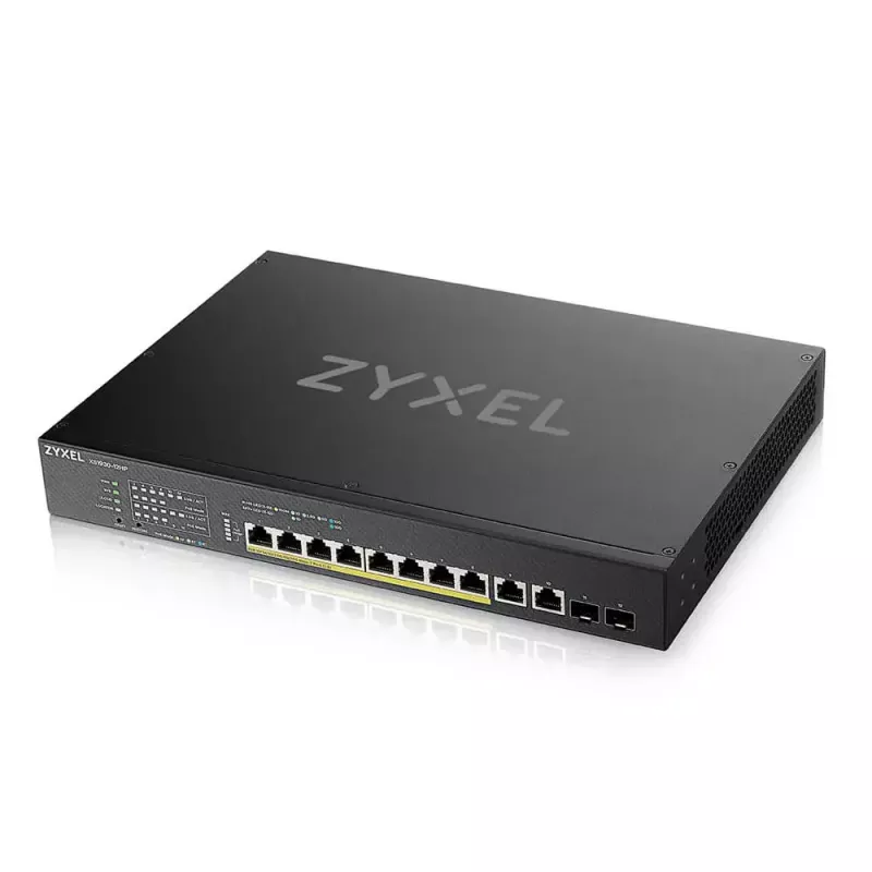 Zyxel XS1930-12HP-ZZ0101F Comutador de rede Managed L3 10G Ethernet (100/1000/10000) Power over Ethernet (PoE) preto