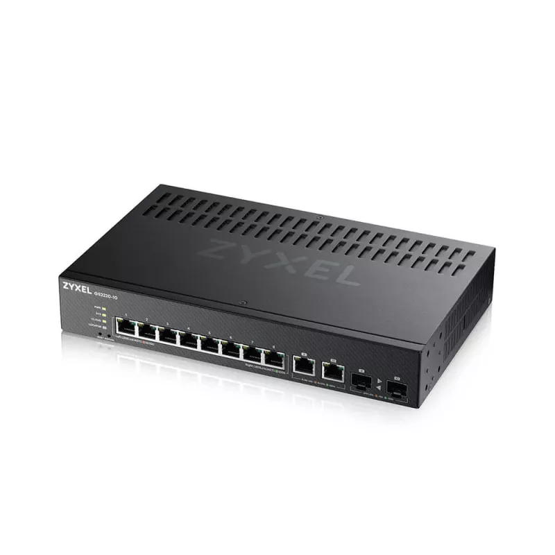 Zyxel GS2220-10-EU0101F Comutador de rede Managed L2 Gigabit Ethernet (10/100/1000) preto