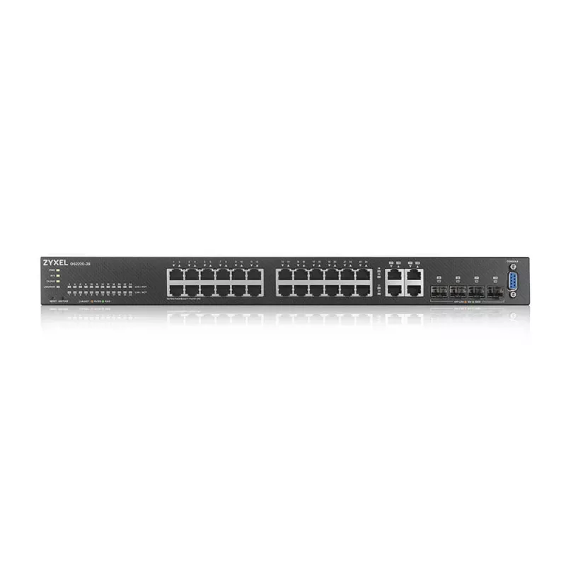 Zyxel GS2220-28-EU0101F Comutador de rede Managed L2 Gigabit Ethernet (10/100/1000) preto