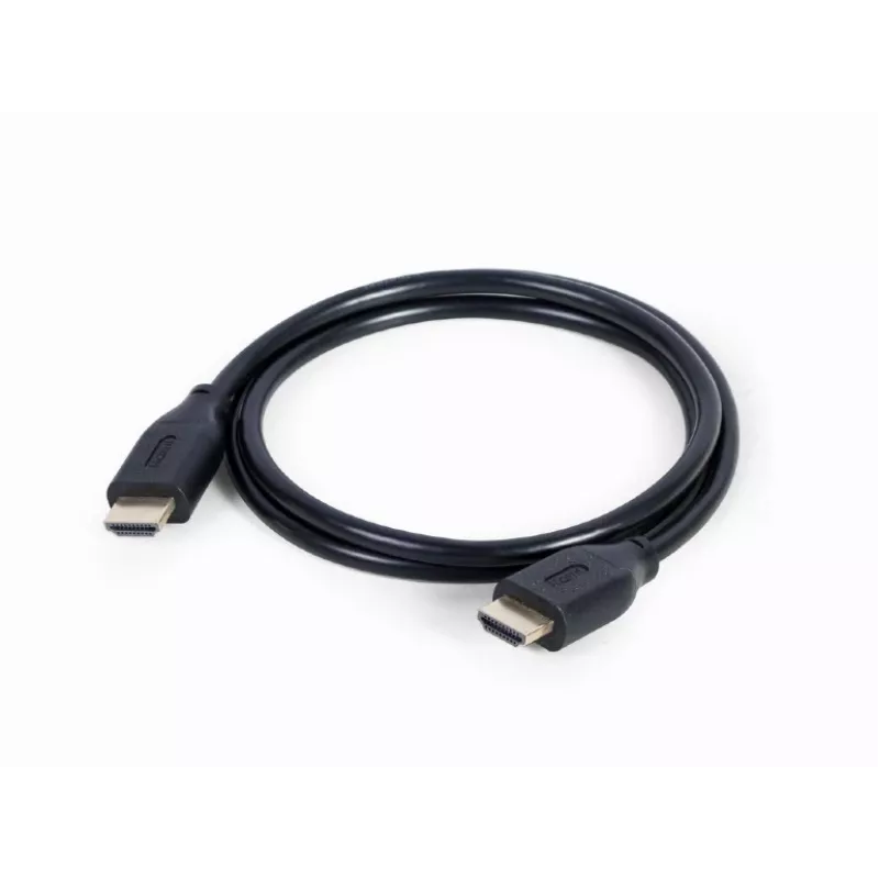Cabo HDMI Gembird CC-HDMI8K-1M — 1 m, HDMI Type-A macho para Type-A macho, HDMI 2.1, 48 Gbit/s, preto