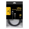Cabo HDMI Gembird CC-HDMI8K-1M — 1 m, HDMI Type-A macho para Type-A macho, HDMI 2.1, 48 Gbit/s, preto