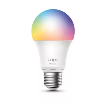 Lâmpada inteligente Wi-Fi TP-Link Tapo, Multicolor, Smart bulb, Wi-Fi, Metallic, branco, 802.11b, 802.11g, Wi-Fi 4 (802.11n), LED, E27