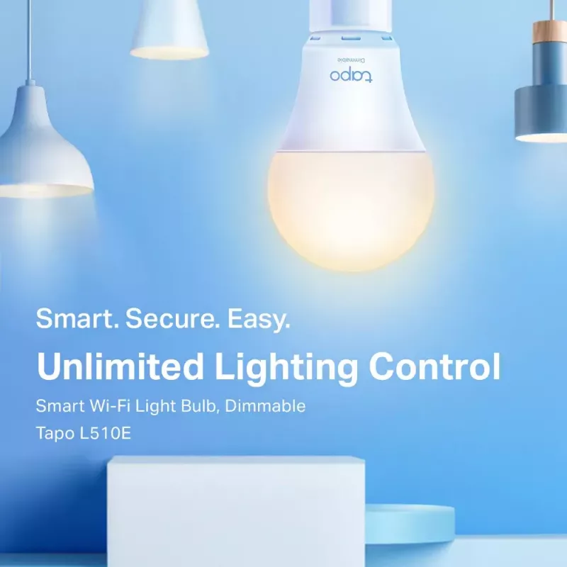 Lâmpada inteligente Wi-Fi TP-Link Tapo, regulável