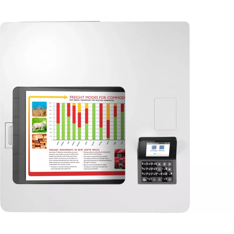 Impressora HP Color LaserJet Enterprise M554dn, laser, cor, 1200 x 1200 DPI, A4, 33 ppm, impressão frente e verso