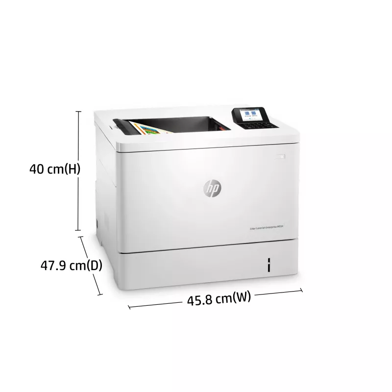 Impressora HP Color LaserJet Enterprise M554dn, laser, cor, 1200 x 1200 DPI, A4, 33 ppm, impressão frente e verso