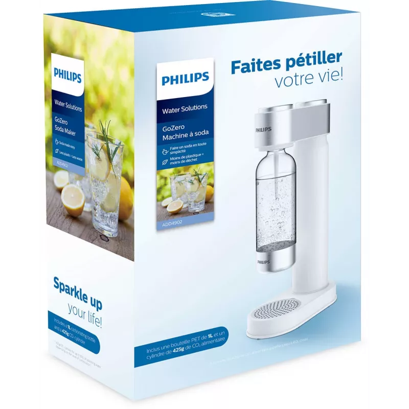 Carbonizador Philips ADD4902WH/10 plástico branco