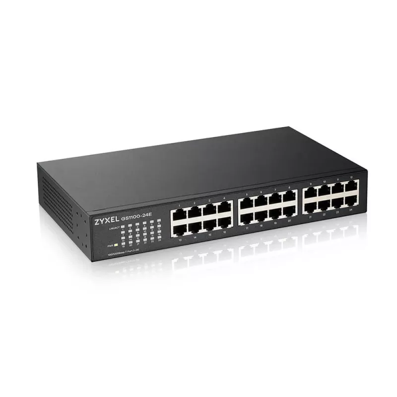 Zyxel GS1100-24E Unmanaged Gigabit Ethernet (10/100/1000) preto