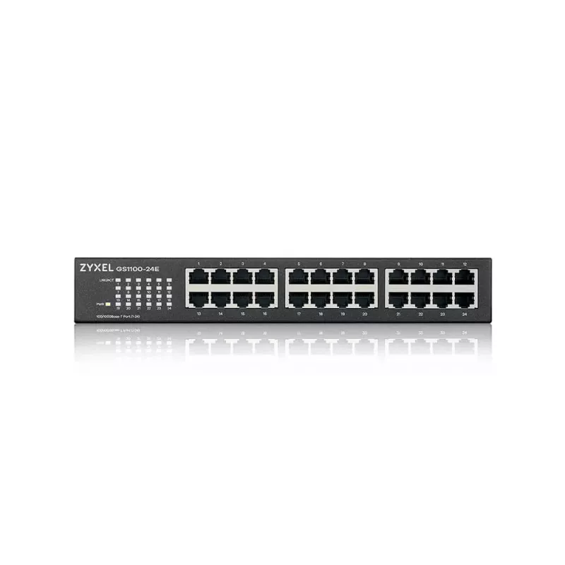 Zyxel GS1100-24E Unmanaged Gigabit Ethernet (10/100/1000) preto