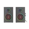 Conjunto de altifalantes GENESIS Helium 300 BT 24 W PC/portátil preto 2.0 canais 2 vias Bluetooth