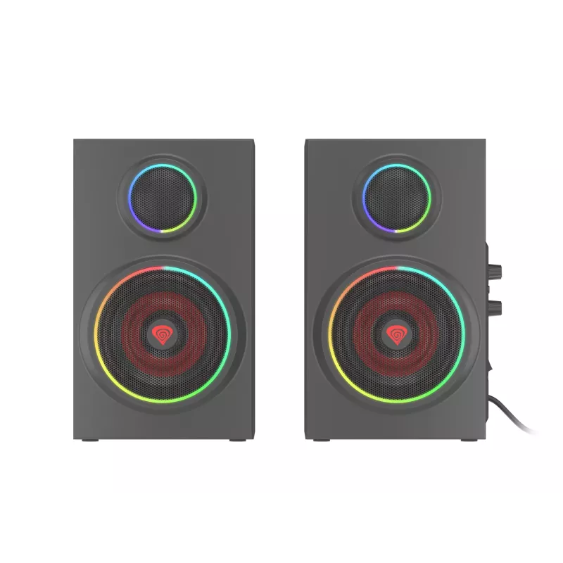 Conjunto de altifalantes GENESIS Helium 300 BT 24 W PC/portátil preto 2.0 canais 2 vias Bluetooth