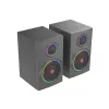Conjunto de altifalantes GENESIS Helium 300 BT 24 W PC/portátil preto 2.0 canais 2 vias Bluetooth