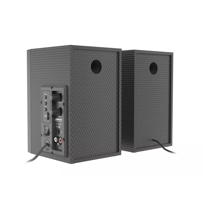 Conjunto de altifalantes GENESIS Helium 300 BT 24 W PC/portátil preto 2.0 canais 2 vias Bluetooth