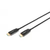 Cabo de ligação híbrido de fibra HDMI AOC DIGITUS, ficha/ficha tipo A, 10 m, UHD 8K@60Hz, CE, preto