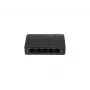 Switch de rede não gerido LANBERG DSP3-1005-60W, 5x Gigabit RJ-45, 4x PoE+ (60 W total), comutação 10 Gbit/s
