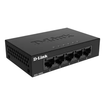 Switch de rede D-Link DGS-105GL/E não gerido Gigabit Ethernet (10/100/1000) preto