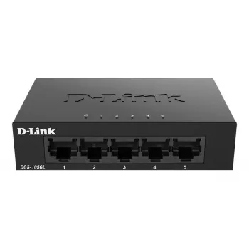 Switch de rede D-Link DGS-105GL/E não gerido Gigabit Ethernet (10/100/1000) preto
