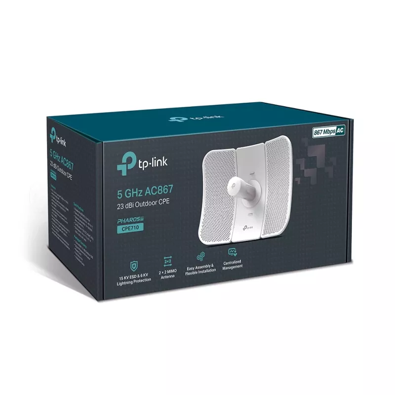 Ponto de acesso sem fios TP-Link CPE710 5 GHz 802.11ac