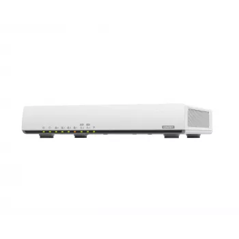 Router sem fios QNAP QHora-301W 10 Gigabit Ethernet dupla banda (2,4 GHz / 5 GHz) branco