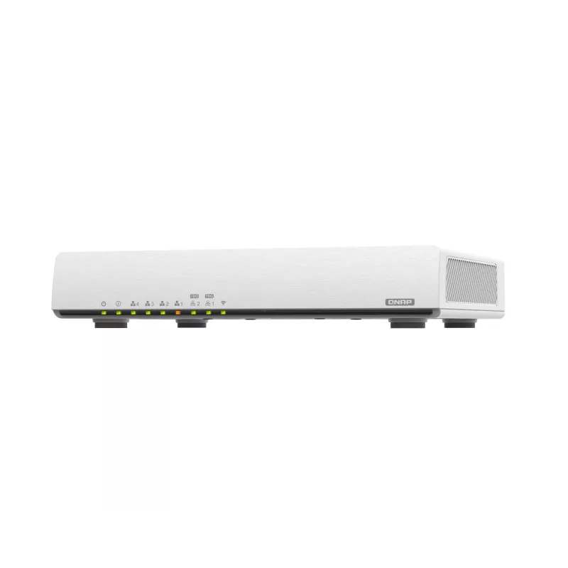 Router sem fios QNAP QHora-301W 10 Gigabit Ethernet dupla banda (2,4 GHz / 5 GHz) branco