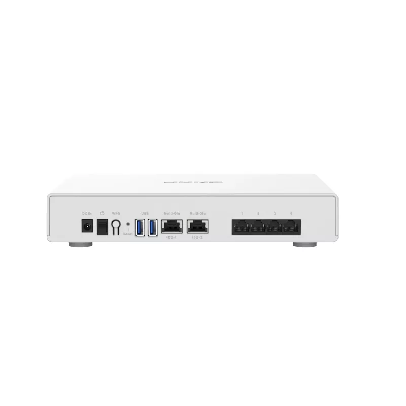 Router sem fios QNAP QHora-301W 10 Gigabit Ethernet dupla banda (2,4 GHz / 5 GHz) branco