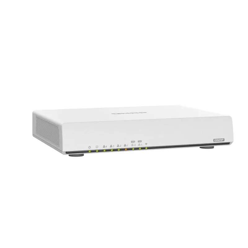 Router sem fios QNAP QHora-301W 10 Gigabit Ethernet dupla banda (2,4 GHz / 5 GHz) branco