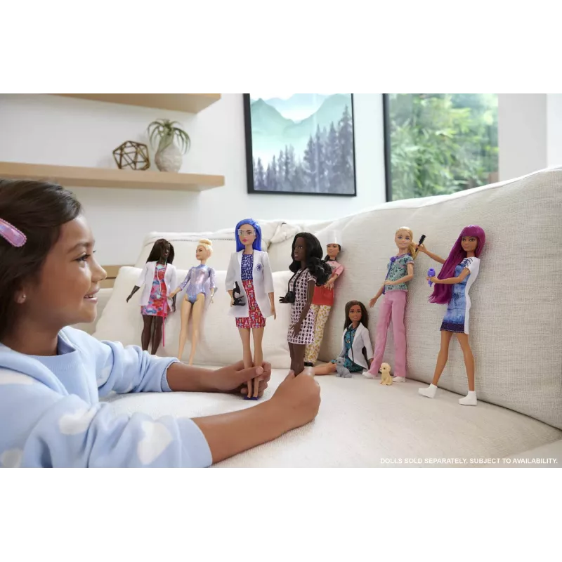 Boneca Barbie enfermeira com bata, roupa e acessórios, boneca de moda, feminino, 3 ano(s), menina, 304,8 mm, 120 g