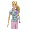 Boneca Barbie enfermeira com bata, roupa e acessórios, boneca de moda, feminino, 3 ano(s), menina, 304,8 mm, 120 g