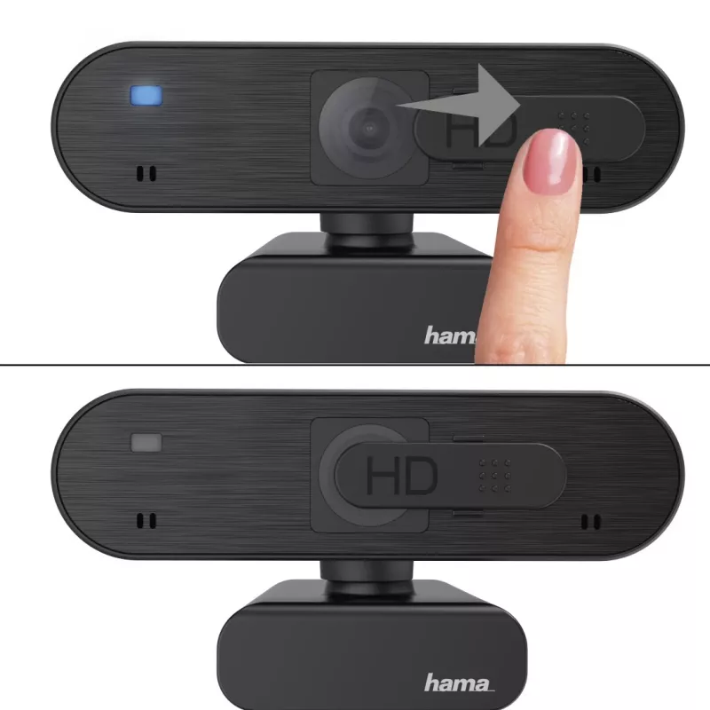 Webcam Hama C-600 Pro 2 MP 1920 x 1080 píxeis USB 2.0 preto