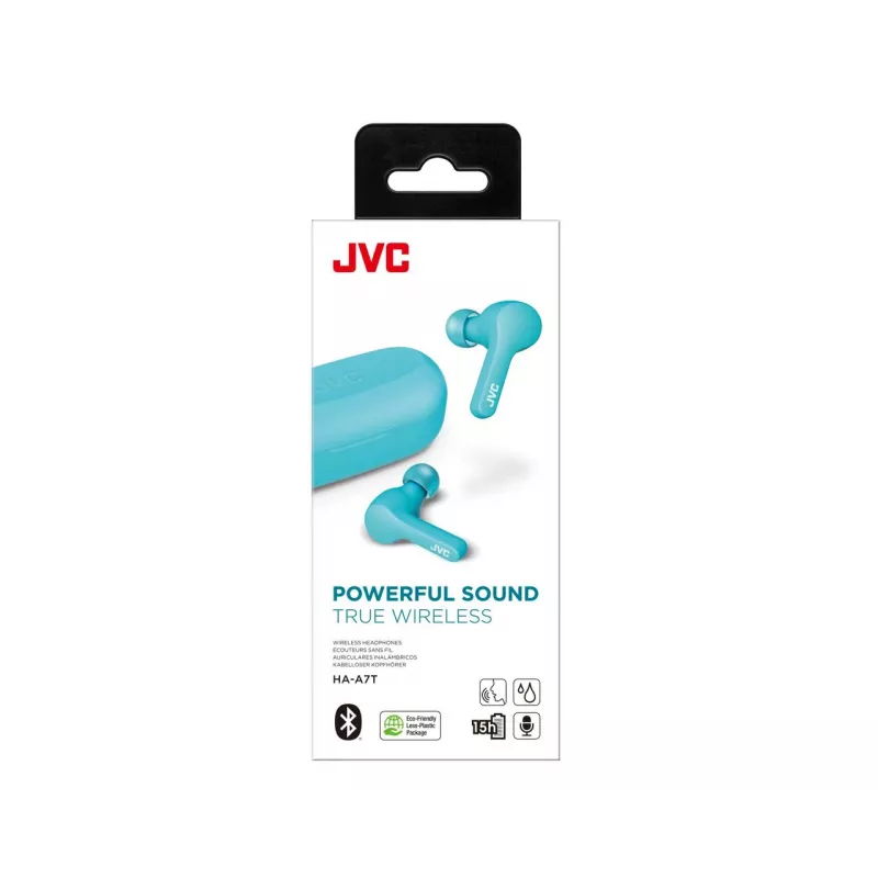Auscultadores JVC HA-A7T-AN True Wireless Stereo (TWS) In-Ear chamadas/música Micro-USB Bluetooth azul