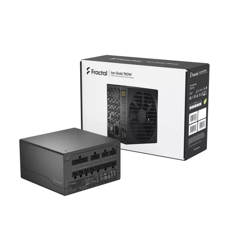 Fonte de alimentação Fractal Design Ion+ 750W Gold 24-pin ATX ATX preto