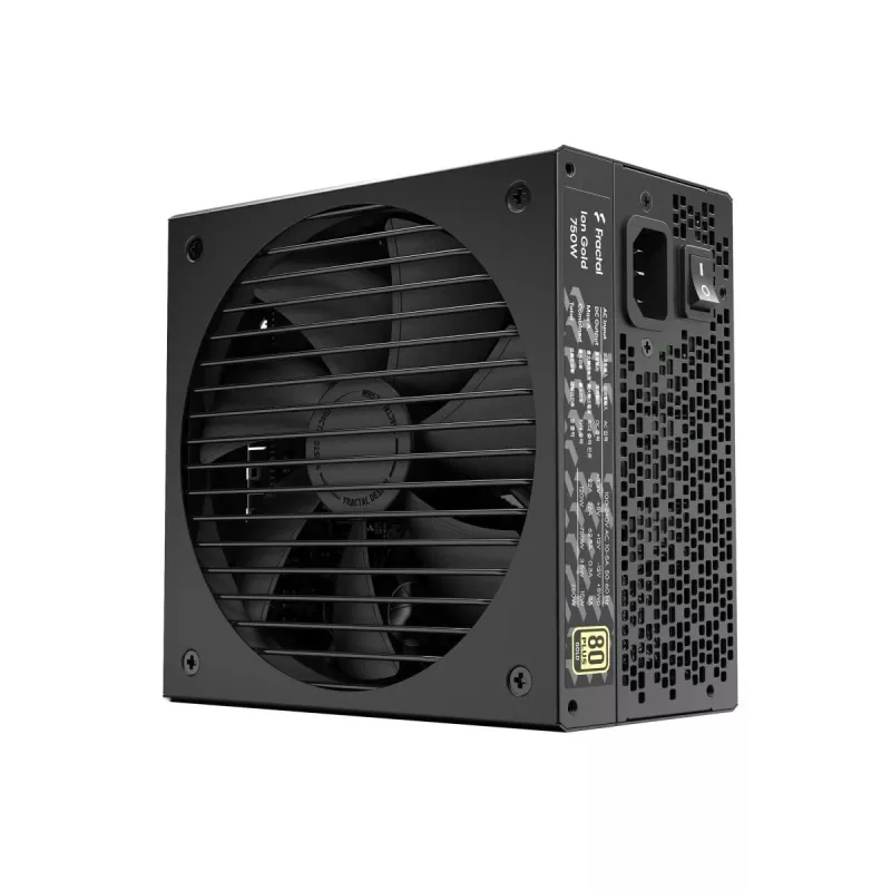 Fonte de alimentação Fractal Design Ion+ 750W Gold 24-pin ATX ATX preto