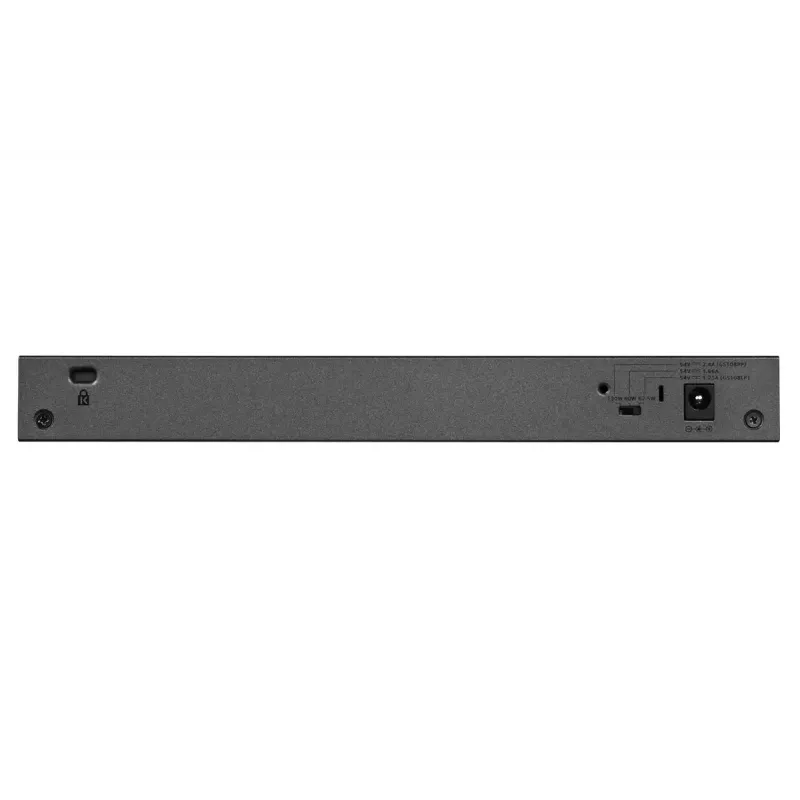 NETGEAR GS108LP Gigabit Ethernet não gerido (10/100/1000) Power over Ethernet (PoE) 1U preto, cinzento
