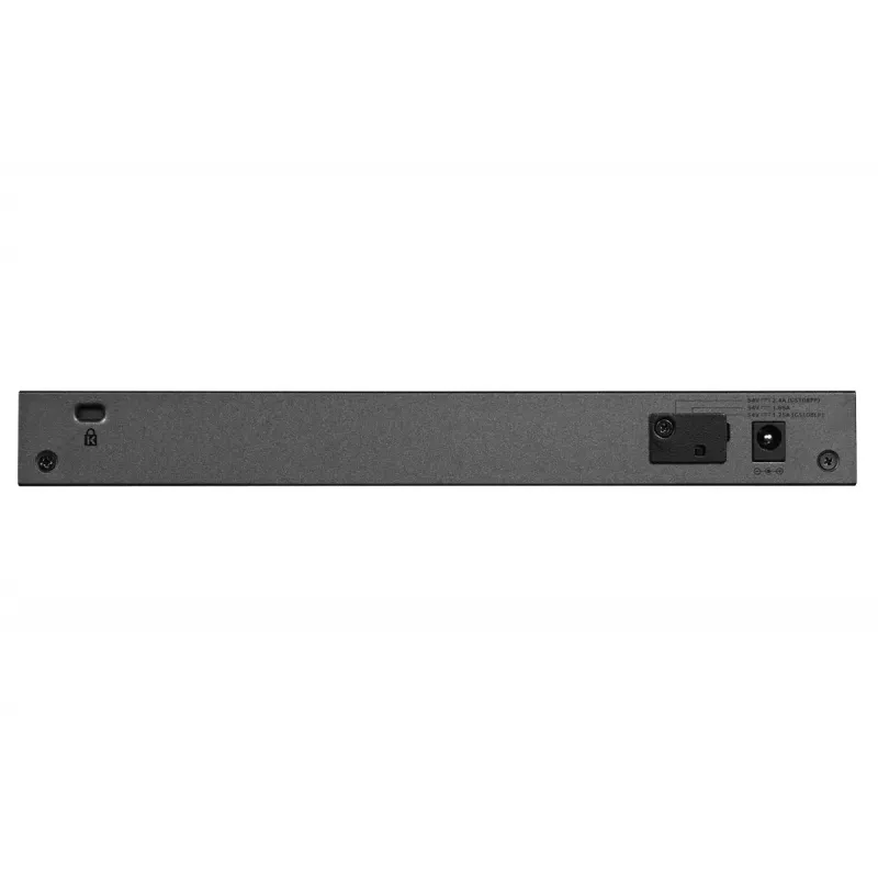 NETGEAR GS108LP Gigabit Ethernet não gerido (10/100/1000) Power over Ethernet (PoE) 1U preto, cinzento