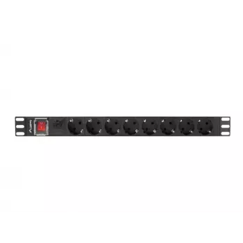 Unidade de distribuição de energia PDU Lanberg PDU-08F-0200-BK