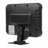 Holofote LED solar exterior MACLEAN MCE438, 5 W, 400 lm, IP44, Li-Ion 5,2 V, montagem na parede, luz branca, preto