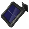 Holofote LED solar exterior MACLEAN MCE438, 5 W, 400 lm, IP44, Li-Ion 5,2 V, montagem na parede, luz branca, preto