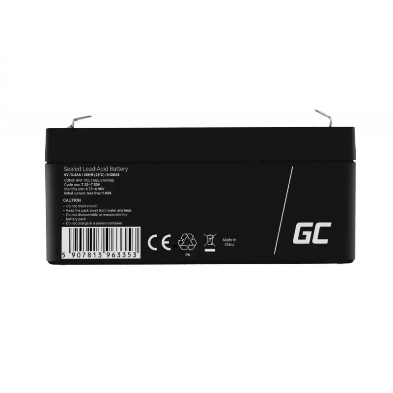 Bateria UPS chumbo-ácido selado Green Cell AGM38