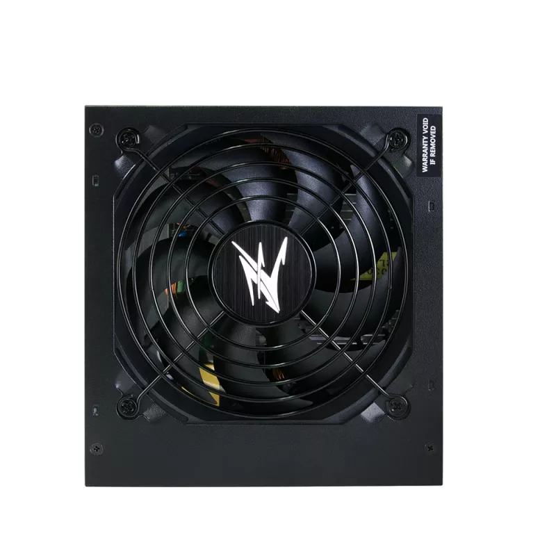 Zalman ZM500-TXII V2 MegaMax fonte de alimentação para PC 500 W, 80 PLUS Standard EU, PFC ativo, ATX de 20+4 pinos, ventoinha de 12 cm, preta