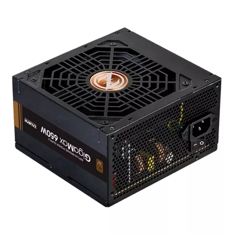 Fonte de alimentação Zalman ZM650-GVII 650 W 20+4 pin ATX ATX preto