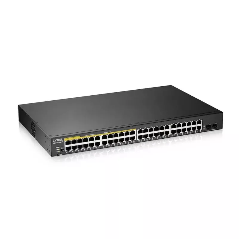Zyxel GS1900-48HPv2 Gigabit Ethernet gerido L2 (10/100/1000) Power over Ethernet (PoE) preto