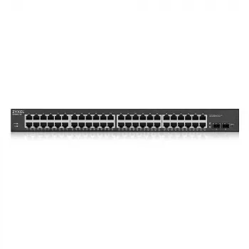 Zyxel GS1900-48HPv2 Gigabit Ethernet gerido L2 (10/100/1000) Power over Ethernet (PoE) preto
