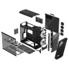 Caixa torre para PC Fractal Design Torrent Tower preto – suporta ATX/EATX/ITX, 2 ventoinhas frontais de 180 mm, 2 baías de 3,5