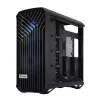 Caixa torre para PC Fractal Design Torrent Tower preto – suporta ATX/EATX/ITX, 2 ventoinhas frontais de 180 mm, 2 baías de 3,5