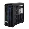 Caixa torre para PC Fractal Design Torrent Tower preto – suporta ATX/EATX/ITX, 2 ventoinhas frontais de 180 mm, 2 baías de 3,5